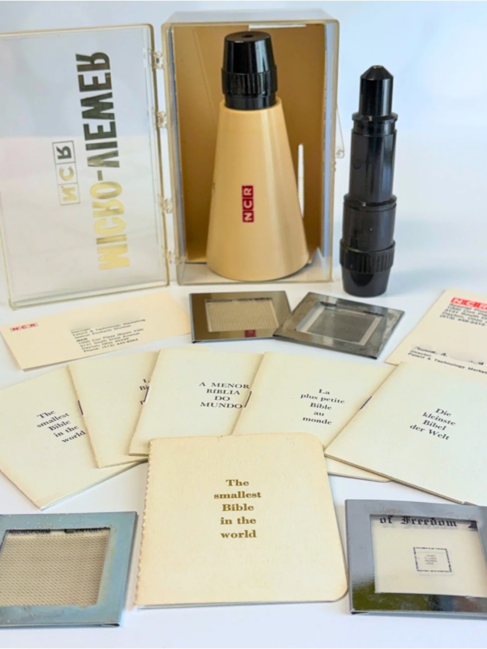 Vintage NCR Microform Salesman Kit – Complete Set - RARE